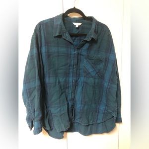 Time & Tru Plaid Shirt, XXXL